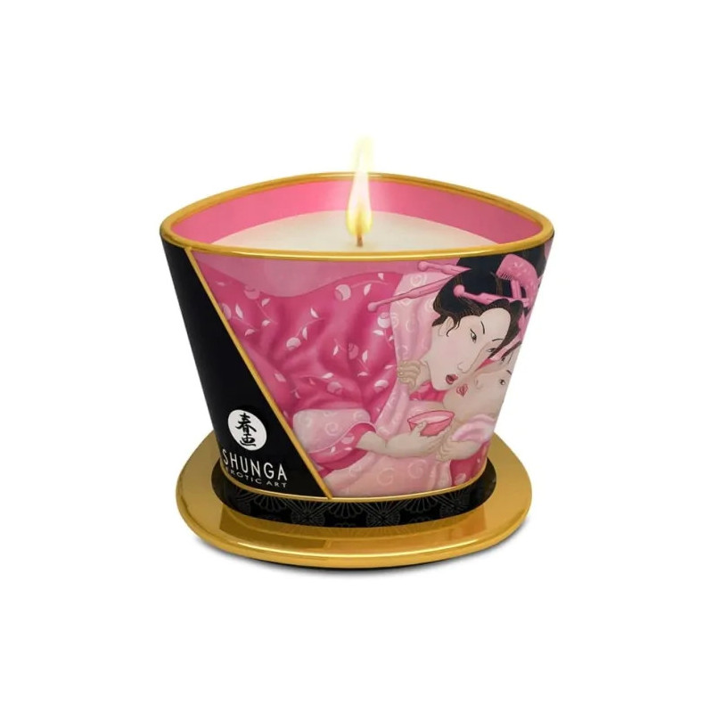 Shunga Bougie Massage 170ml Rose