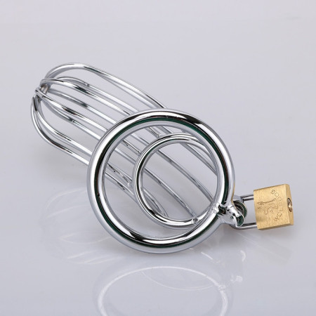 Apollo Cock Cage 50mm Silver