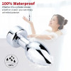 Vibrating Rechargeable Anal Plug Silver