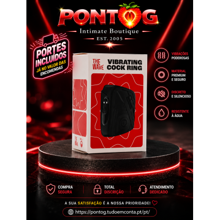 Anel Vibratorio Vibrating Stroker Black