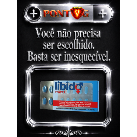 LIBIDO POWER 10 CAPS  H&M (UNISEXO)