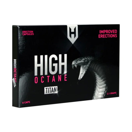 Cápsulas para Ereção Titan High Octane (HOMEM)
