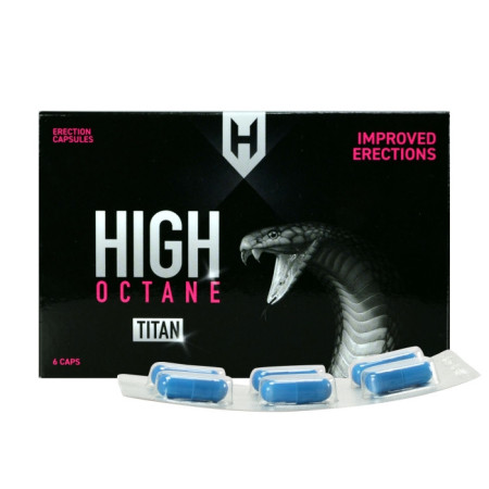 Cápsulas para Ereção Titan High Octane (HOMEM)