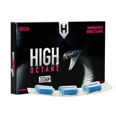Cápsulas para Ereção Titan High Octane