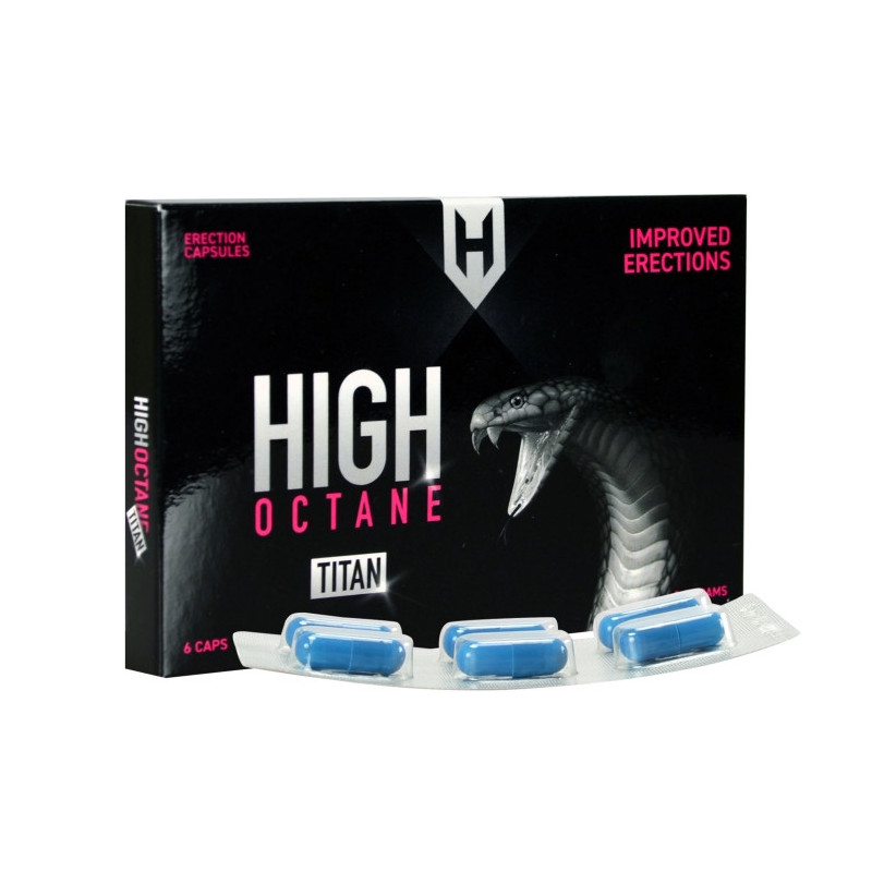 Cápsulas para Ereção Titan High Octane (HOMEM)